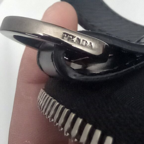 PRADA Tessuto Nylon Pocket Wristlet Pouch – Black - Picture 14 of 15